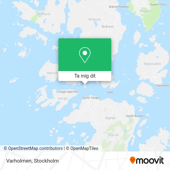 Varholmen karta