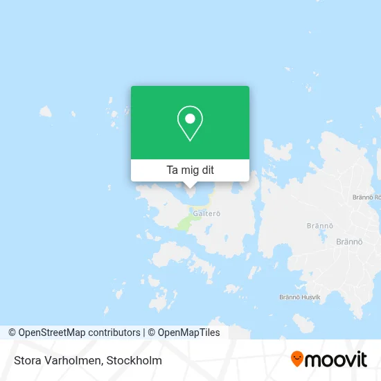 Stora Varholmen karta