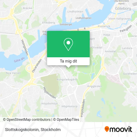 Slottskogskolonin karta