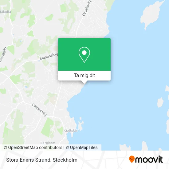 Stora Enens Strand karta