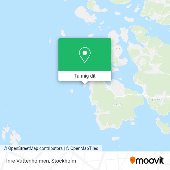 Inre Vattenholmen karta