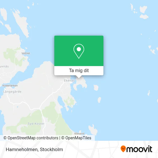 Hamneholmen karta