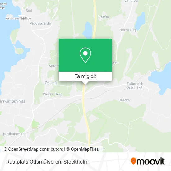 Rastplats Ödsmålsbron karta