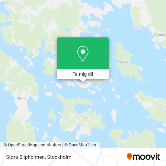 Stora Slipholmen karta