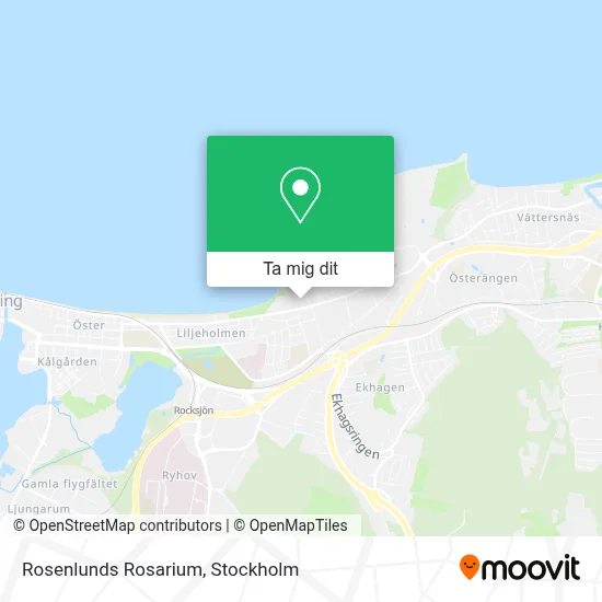 Rosenlunds Rosarium karta