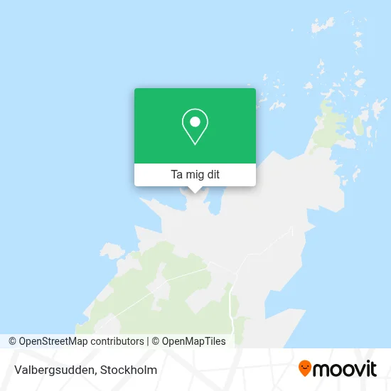 Valbergsudden karta
