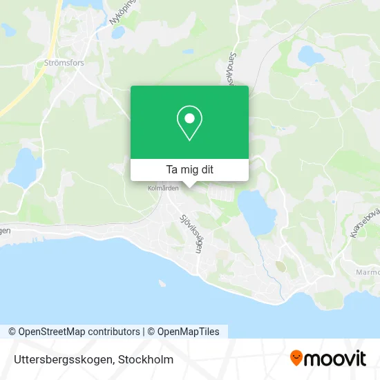 Uttersbergsskogen karta