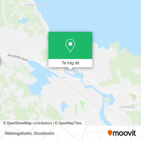 Ribbingsholm karta