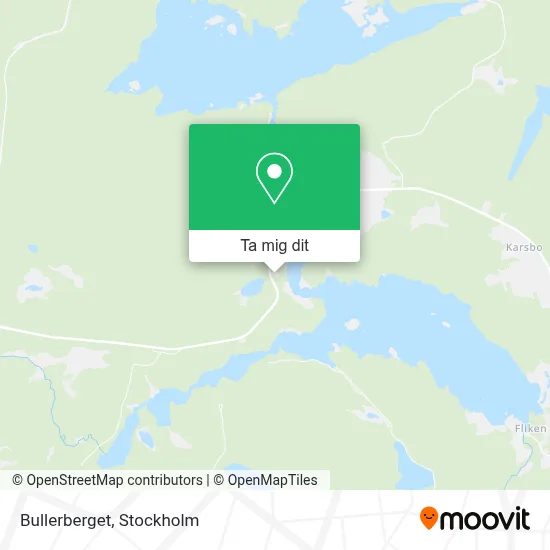 Bullerberget karta