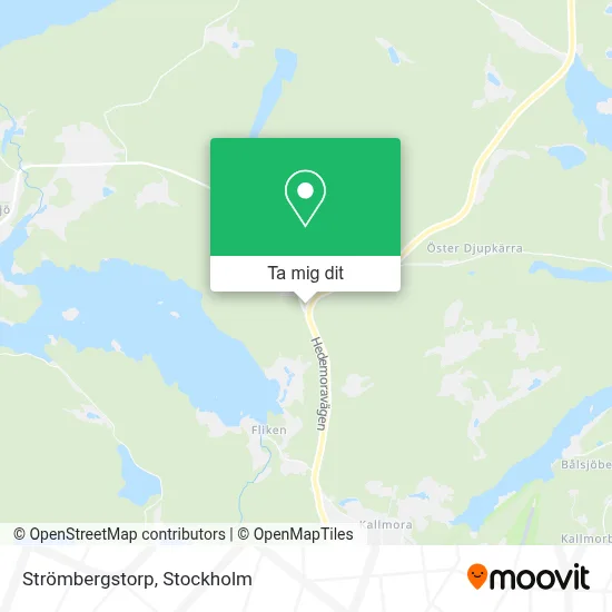 Strömbergstorp karta