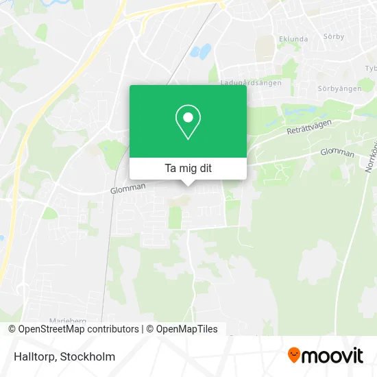 Halltorp karta