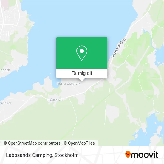 Labbsands Camping karta