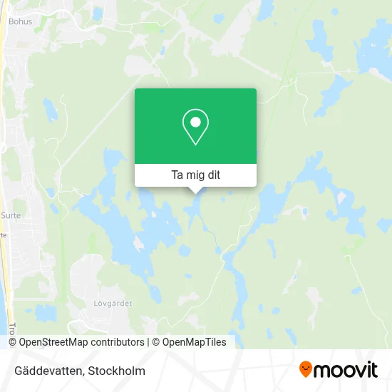 Gäddevatten karta