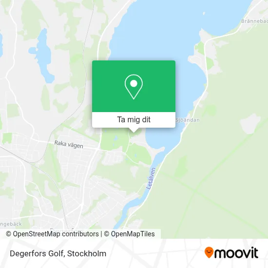 Degerfors Golf karta