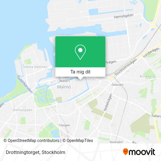 Drottningtorget karta