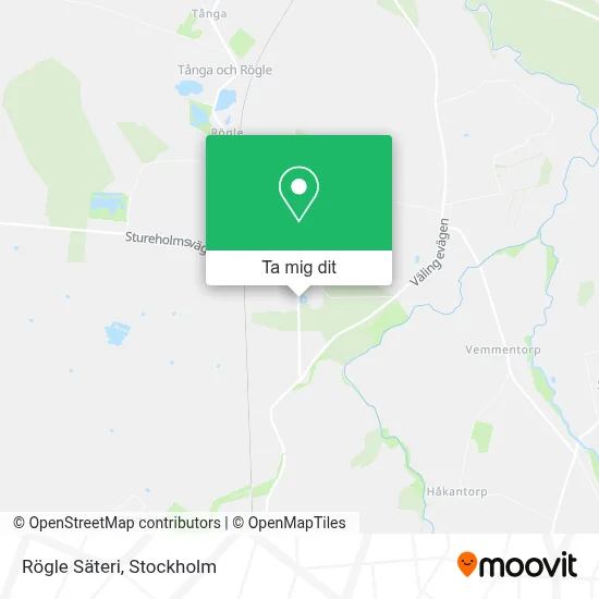 Rögle Säteri karta