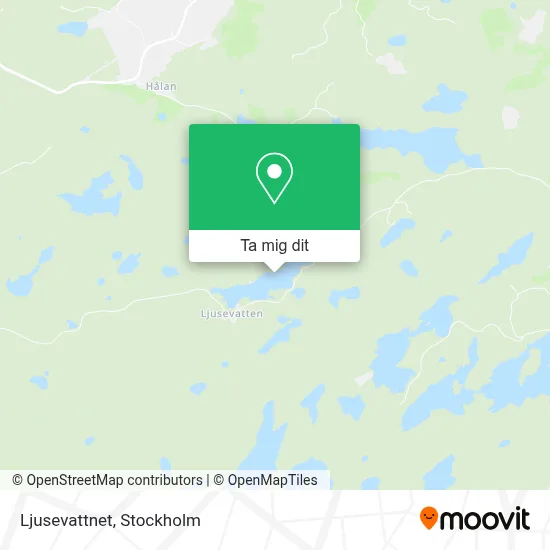 Ljusevattnet karta