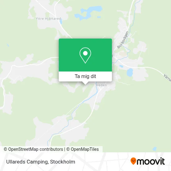 Ullareds Camping karta