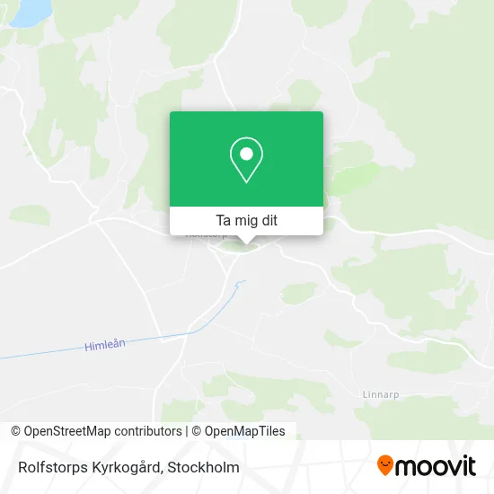 Rolfstorps Kyrkogård karta