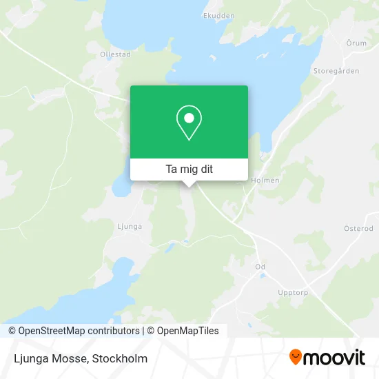 Ljunga Mosse karta