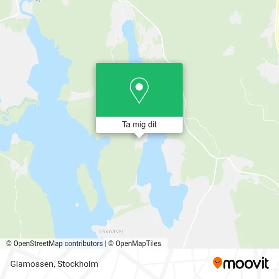 Glamossen karta