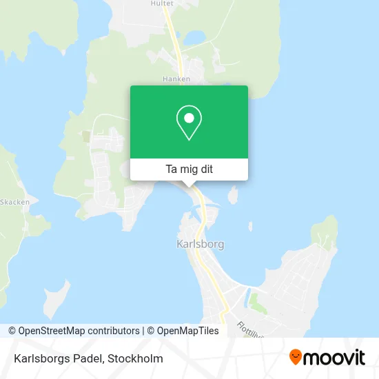 Karlsborgs Padel karta