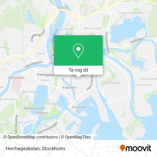 Herrhagsskolan karta