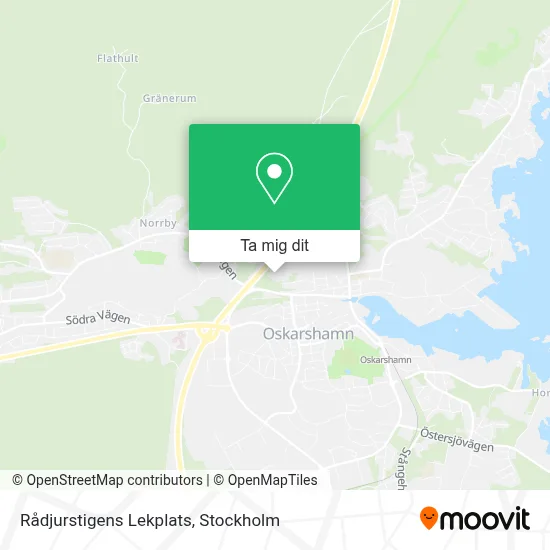 Rådjurstigens Lekplats karta