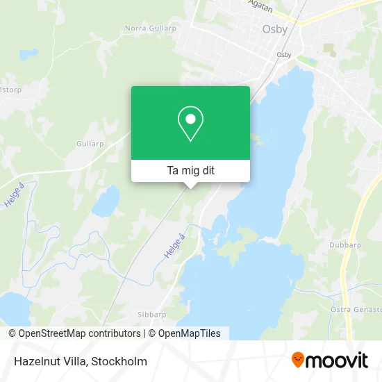 Hazelnut Villa karta