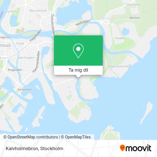 Kalvholmsbron karta