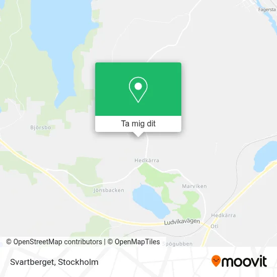 Svartberget karta