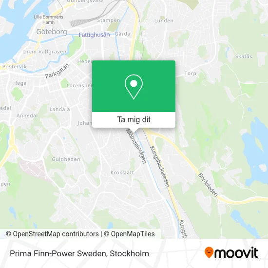 Prima Finn-Power Sweden karta