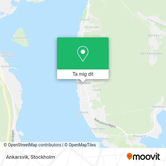 Ankarsvik karta