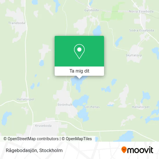 Rågebodasjön karta
