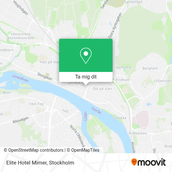 Elite Hotel Mimer karta