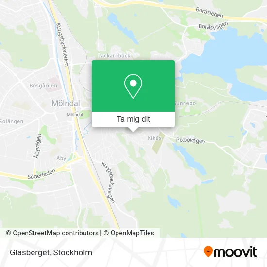 Glasberget karta