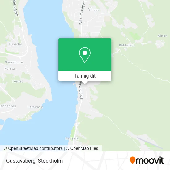 Gustavsberg karta