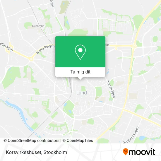 Korsvirkeshuset karta