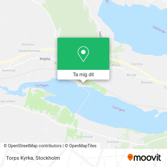 Torps Kyrka karta