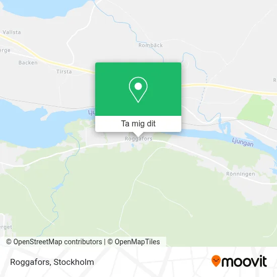 Roggafors karta