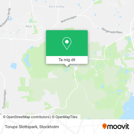 Torups Slottspark karta