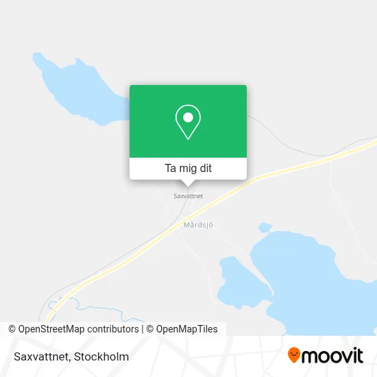 Saxvattnet karta