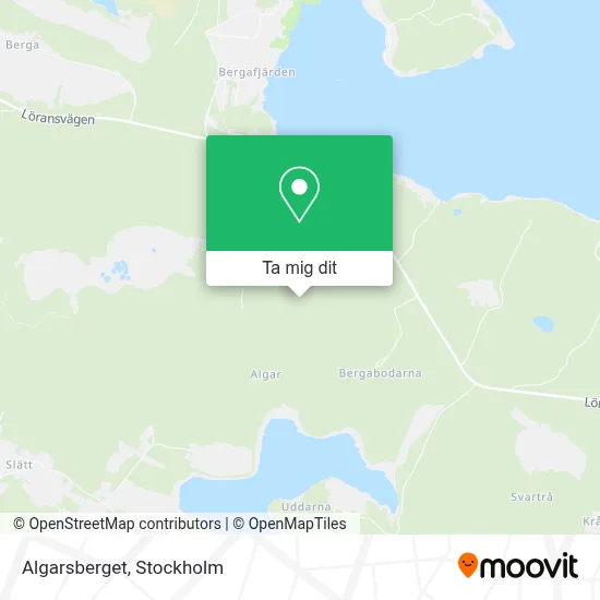 Algarsberget karta