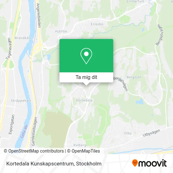 Kortedala Kunskapscentrum karta