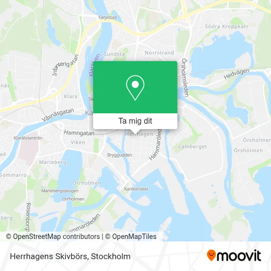Herrhagens Skivbörs karta