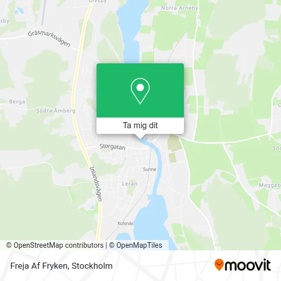 Freja Af Fryken karta