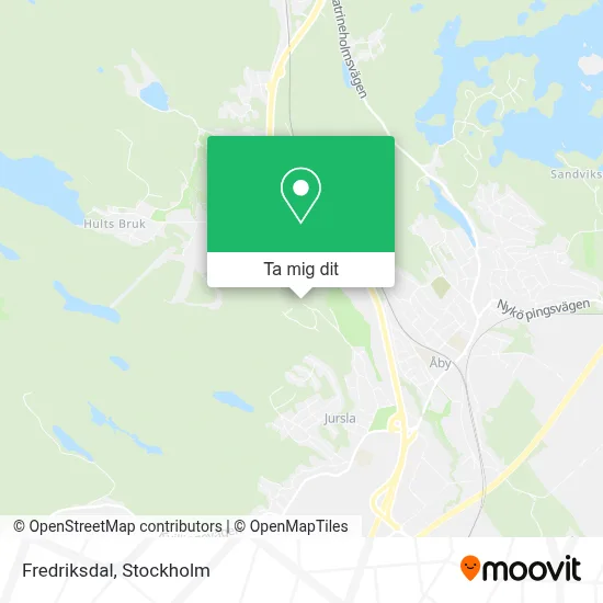 Fredriksdal karta