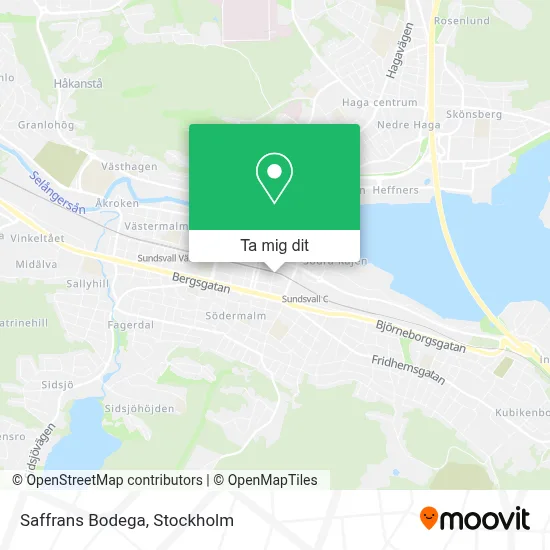 Saffrans Bodega karta