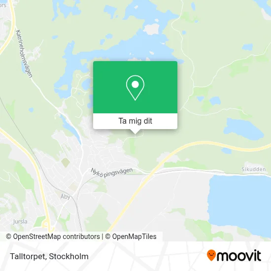 Talltorpet karta