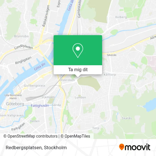 Redbergsplatsen karta